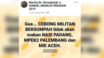 Nasi Padang Diboikot Jokowi Kalah di Sumatera, Gerindra Komentar Makjlep