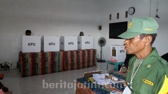 Gelar Pemungutan Suara Ulang, TPS di Gresik Ini Sediakan Doorprize