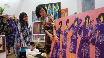 Keren Banget, Batik Karya Penyandang Difabel Ini Dipamerkan di Inacraft