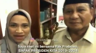 Putri Amien Rais Rekam Video Bareng Prabowo: Saya Bersama Bapak Presiden