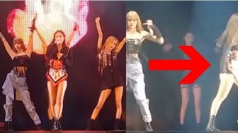 Berasa Lagi Ronda, Pria Ini Nekat Nonton Konser BLACKPINK Sambil Sarungan