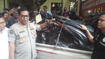 Polisi Bekuk Komplotan Penadah Motor Curian Jaringan Banten - Jakarta