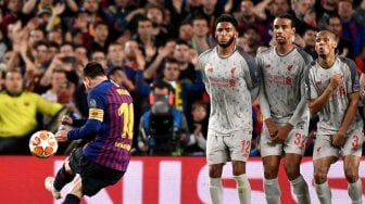 Bikin Gol Fantastis ke Gawang Liverpool, Messi: Saya Sangat Beruntung