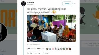 Digelar Sederhana, Mas Kawin Pernikahan Ini Bikin Melongo