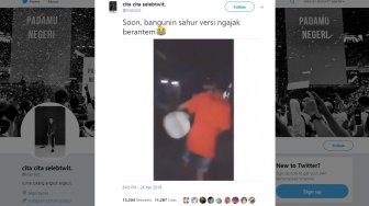 Ngakak, Video Bangunin Sahur Ini Kayak Ngajak Berantem