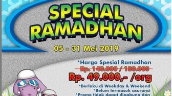 Promo Ramadan Tiket Masuk Kebun Raya Indrokilo Gratis