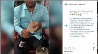 Begini Jadinya Jika iPhone 7 Plus Dipakai untuk Buka Tutup Botol