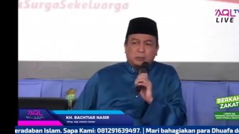 Kutip Al Hadis, Bachtiar Nasir: Pemerintahan Jokowi Norak