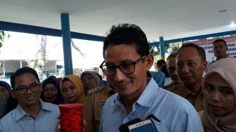 Bachtiar Nasir TSK, Sandiaga: Hukum Tajam ke Pengkritik Tumpul ke Penjilat