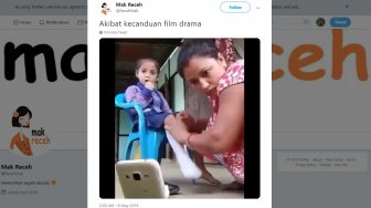 Kecanduan Nonton Drama, Seorang Ibu Tak Sadar Lakukan Ini ke Kaki Anaknya