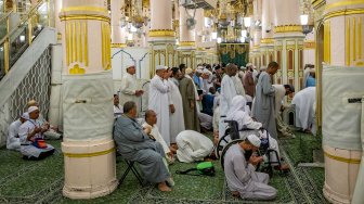 Indahnya Taman Surga di Masjid Nabawi