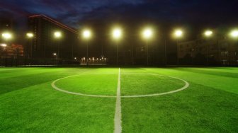 Skuat Bhayangkara FC Latihan Malam Selama Bulan Ramadan