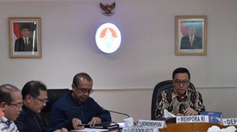 Pimpin Rapat Rencana Kerja, Menpora Sampaikan Arahan Presiden