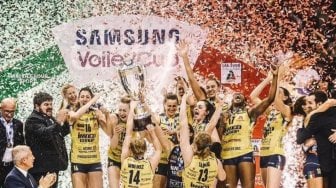 Nekat! Tim Voli Putri Italia Ini Telanjang Jamaah Usai Juara Serie A