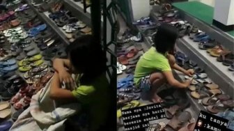 Selalu Rapikan Sandal di Masjid, Gadis Ini Tuai Pujian Warganet