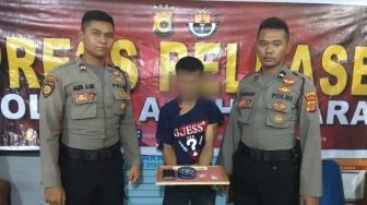 Melawan saat Dibekuk, Residivis Kasus Narkoba Gigit Puting Polisi