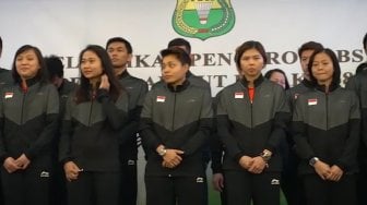 Rayakan HUT ke-68, PBSI Lepas Tim Indonesia ke Piala Sudirman 2019