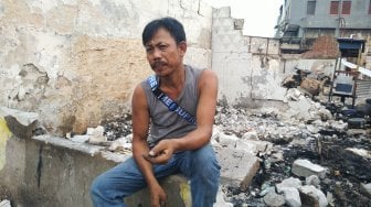 Nelangsa di Kampung Bandan, Menahan Lapar di Antara Puing Kebakaran