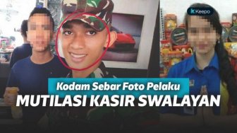 Kodam Sebar Foto Oknum TNI Terduga Pelaku Mutilasi Kasir Ind*maret