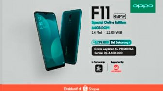 Gandeng Shopee dan XL,  OPPO Hadirkan F11 Special Online Edition