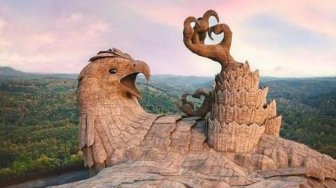 Ada di India, Jatayu Earth jadi Patung Terbesar di Dunia