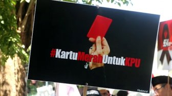 Kartu Merah untuk KPU Jadi Bahan Kritisi Kinerja Penyelenggara Pemilu 2019