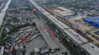 Pengerjaan Proyek di Tol Jakarta-Cikampek Dihentikan Sementara