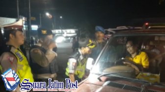 Jaga Kondusifitas Kamtibmas, Polres Pasuruan Gelar Razia di Titik Rawan