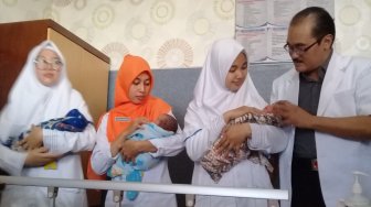 Juminem Lahirkan Bayi Laki-laki Kembar Tiga dalam Waku 10 Menit