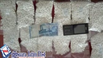 Petani di Kediri Diringkus Polisi Kedapatan Simpan 13 Ribu Pil Koplo
