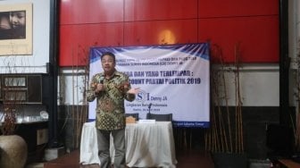 Bila Pilpres 2024 Diikuti Dua Pasang, Denny JA: Prabowo-Ganjar Dapat 64,6 Persen, Anies-Muhaimin 16,6 Persen