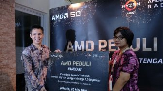 AMD Donasikan Perangkat Teknologi untuk Pemulihan Sulteng