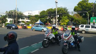 Jalan ke KPU Ditutup Hadang Massa People Power, Ini Jalan Alternatifnya