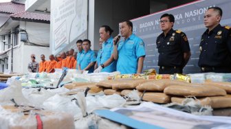 Sebulan, BNN Sita Ratusan Kilogram Narkoba Dari Pengungkapan Tujuh Kasus