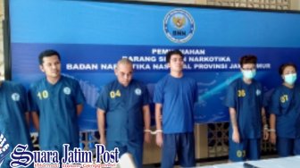 Ungkap Dua Kasus, BNNP Jatim Berhasil Musnahkan Narkotika 5,2 Kilogram