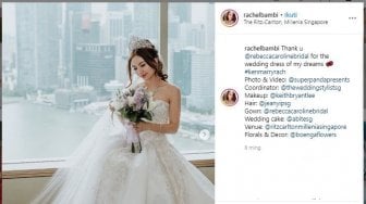 Rachel Wee, Crazy Rich Singapura Ini Menikah dengan Gaun Bertabur Swarovski