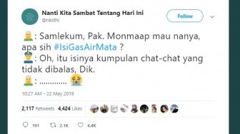 Ngakak! Begini Curhat Galau Warganet Soal Isi Gas Air Mata