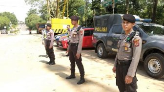 400 Personel Polres Bogor Amankan Kedatangan Jenazah Ustad Arifin Ilham