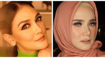 Umumkan Berhijab, Syahrini Luna Maya Akhirnya Bertemu Sepanggung