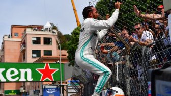 F1 GP Monaco: Raih Pole Position, Lewis Hamilton Pecahkan Rekor