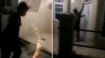 Viral Remaja Bangunkan Sahur Pakai Petasan, Netizen: Pasti Rumah Mantannya