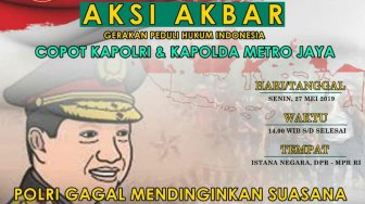 Pasca Kerusuhan 22 Mei Ada Demo di Istana dan DPR, Ini Konfirmasi Polisi