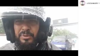 Naik Motor Kawasaki, Ustaz Salafi Ceramah tentang Taat Lalu Lintas