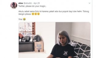 Cewek Ini Minta Edit Foto Hilangkan Kardus, Hasilnya Bikin Ngakak