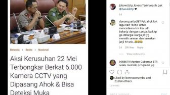 Pelaku Rusuh 22 Mei Terbongkar karena Ahok, Warganet : Tak Tergantikan...