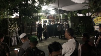 Jelang Kedatangan Jenazah Ani Yudhoyono, Kediaman SBY Dijaga Ketat