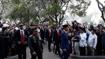 Sakit, JK Saksikan Langsung Prosesi Pemakaman Ani Yudhoyono Lewat Televisi