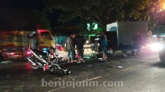 Adu Banteng Motor di Ancol, Bikers Terpental dan Tewas, Kepala Pecah