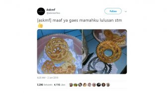 Ngakak! Begini Jadinya Lulusan STM Membuat Kue