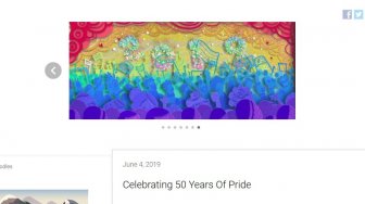 Rayakan Mudik, Google Doodle Juga Kenang 50 Tahun Parade LGBT